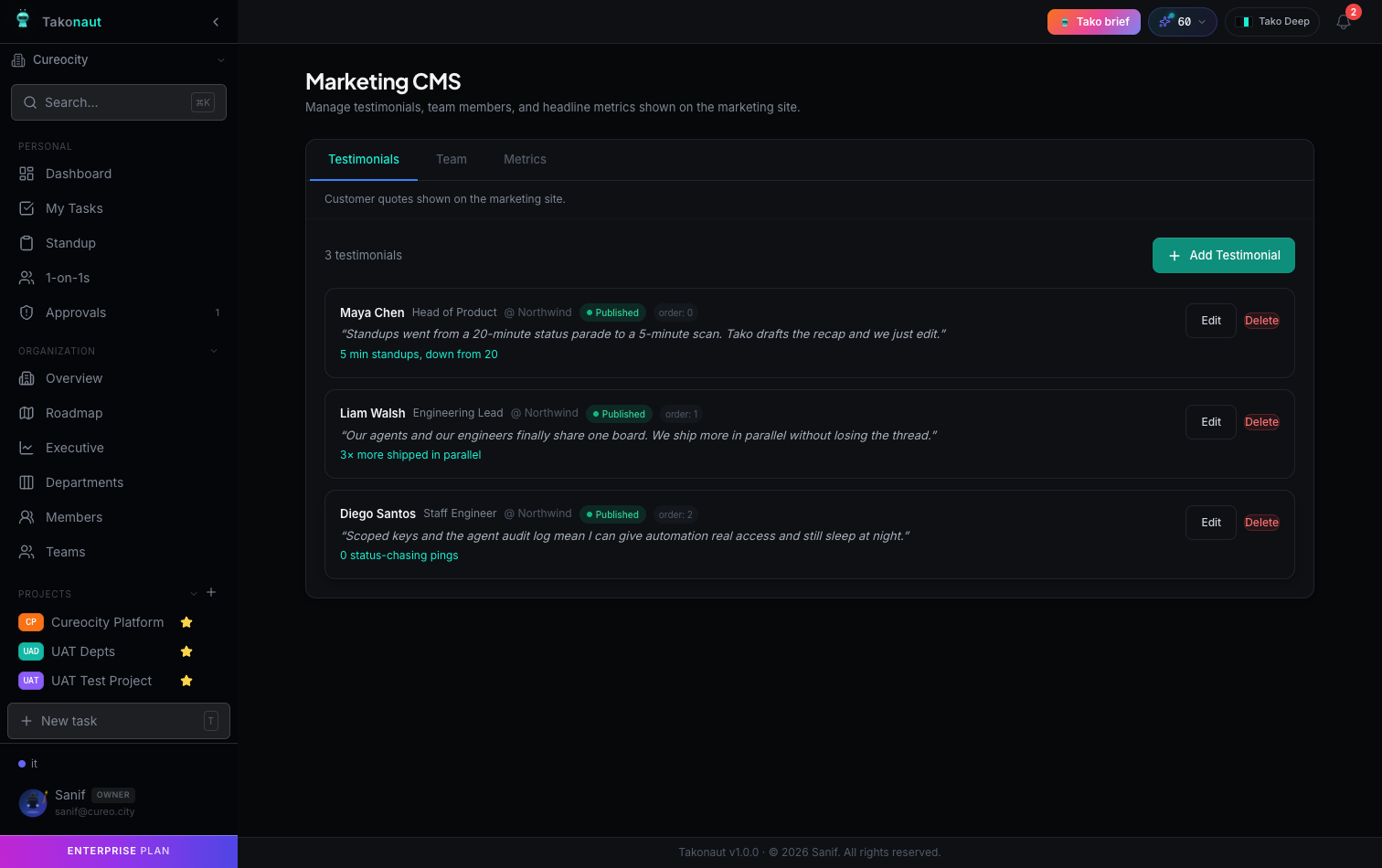 Marketing CMS