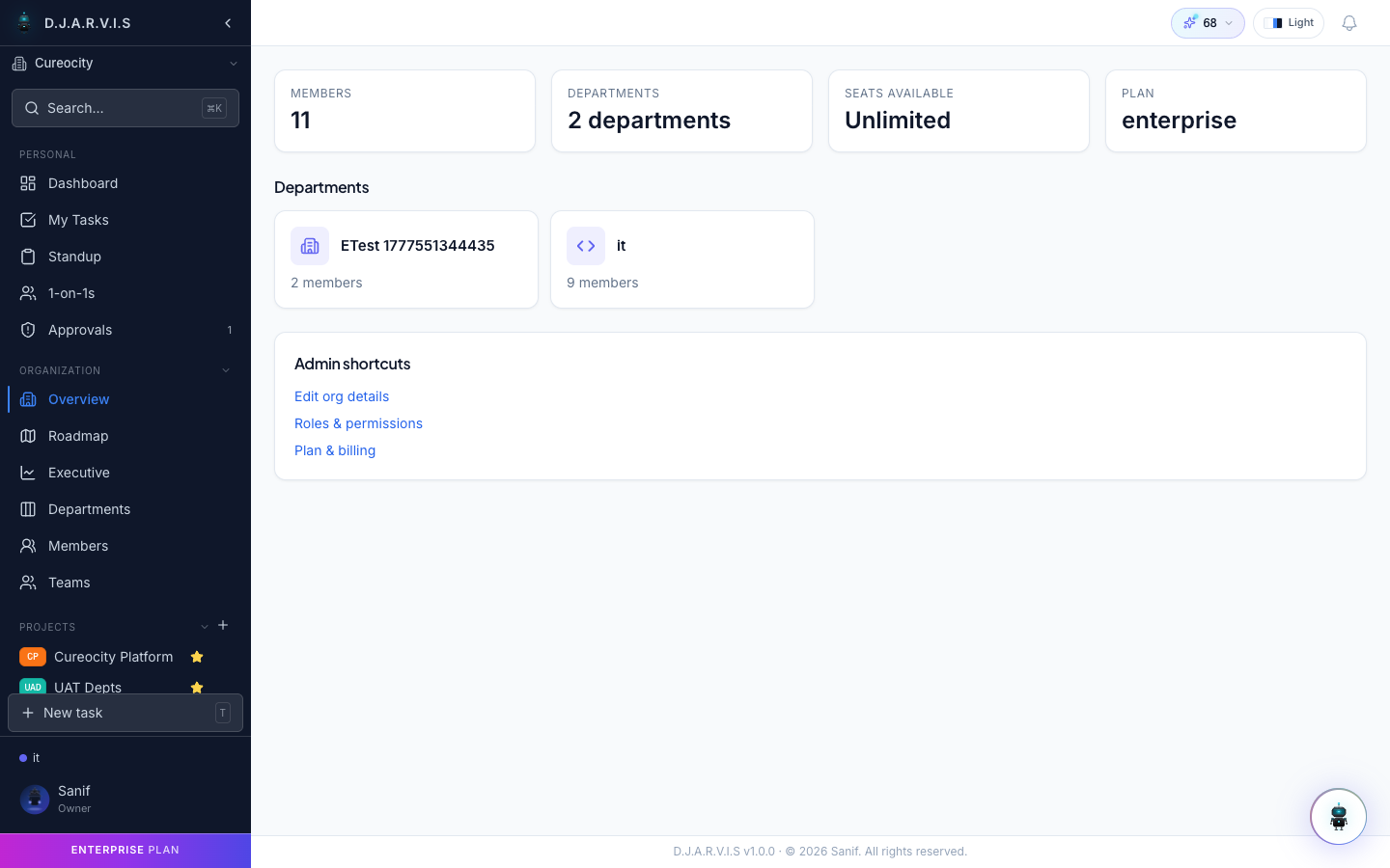 Organization overview